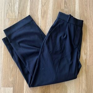 & Other Stories Black Wide Leg Slacks